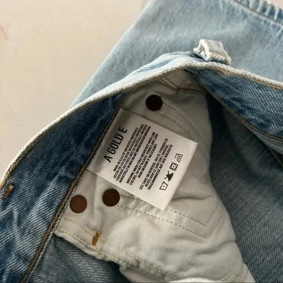 AGOLDE Riley High Rise Organic Cotton Jeans Size B777 - Picture 5 of 7